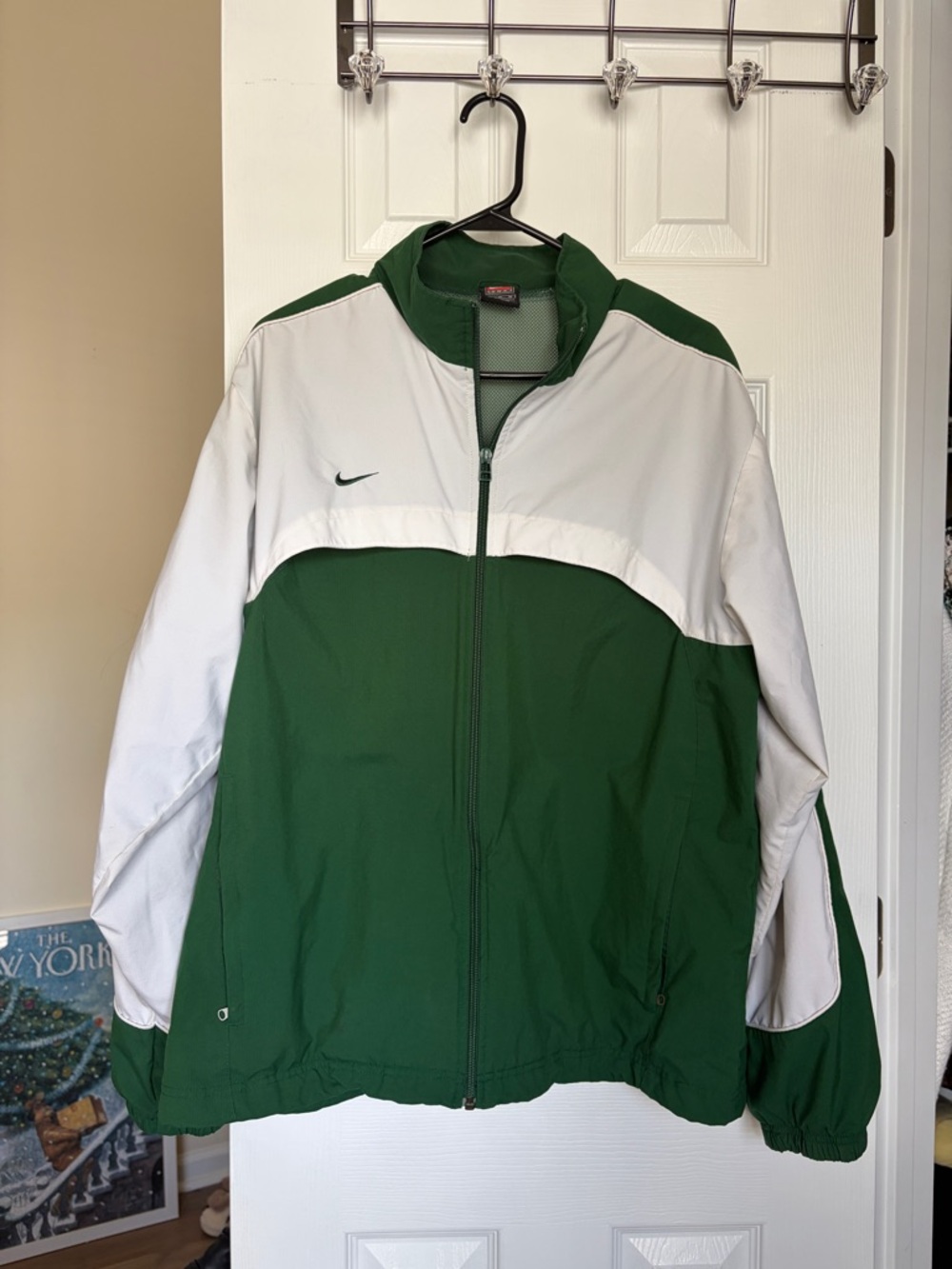 90s Vintage Nike Windbreaker track jacket Men Medium
